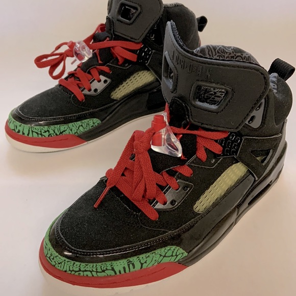 *HP* Nike Jordan Spiz’ike WHITE/VARSITY RED-CLASSIC GREEN - Picture 7 of 16